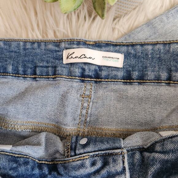 KanCan Plus Size High Rise Button Fly Cropped Jean Size 18 - Picture 5 of 14